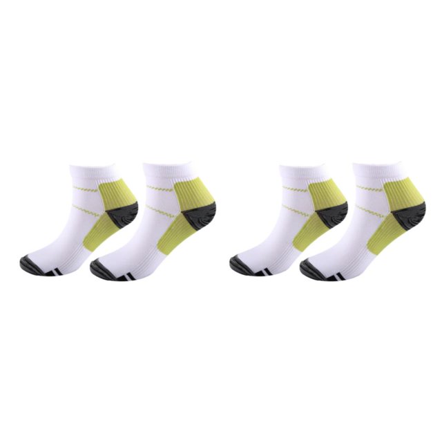 maskred 2piece Greater Flexibility Compression Socks For Sports Comfortable To Wear Ankles Socks green L/XL 2Set