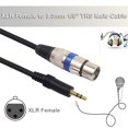 thumbnail image 2 of XLR 3pin Female to 3.5mm TRS Male Cable Audio Adapter Microphone Cable, 2 of 3