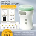 thumbnail image 3 of Mistaha Portable Electric Inflation Pump with Powerbank and Light Functionality - Outdoor Camping BBQ Air Pump for Swim Rings, Air Mattresses, and Emergency Lighting, 3 of 7