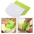 thumbnail image 4 of Abbracc 2 Pieces Scraper Bowl Scraper Food-safe Plastic Cutter Plastic Food Scrappers, 4 of 7