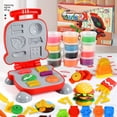 thumbnail image 3 of Bamboohart 22Pcs Playdoh Tools Food-Safe Quality Modeling Clay Simple-to-Use Fun Playdough Accessories Imaginative Developmental Playdough Sets for Kids with 8Pcs Clay, 3 of 5