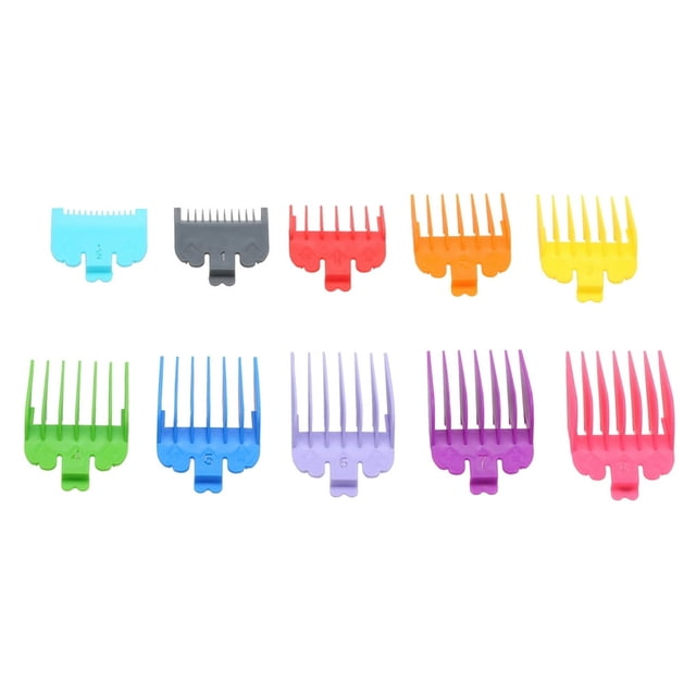 CHOK 10PCS Hair Guide Comb Set for Hair Clippers Limit Combs Hair Trimmer Guards Attachments Hair Salon Tool Set