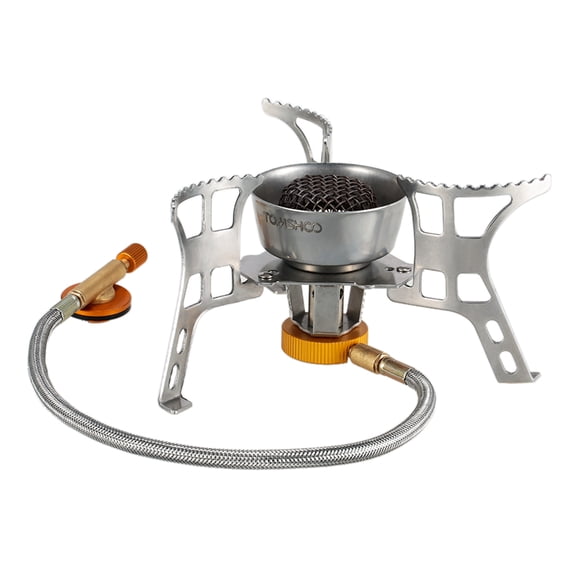 Backpacking Canister Burners Camping Outdoor Cooking Foldable Hiking Supply Butane Canister Compatible