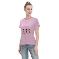 thumbnail image 4 of T-Shirt Basique à Manches Courtes pour Femmes une Pièce, 4 of 6