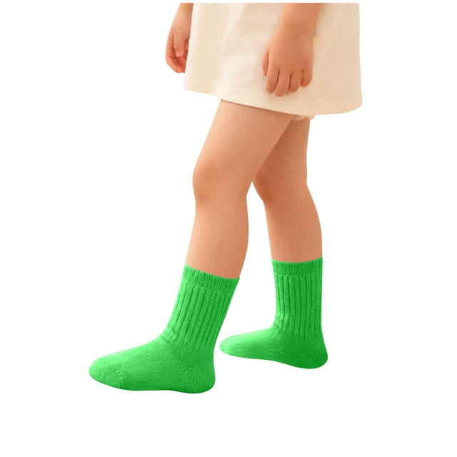 Tube Socks Kids Children's Comfortable Solid Color Tube Socks Princess Style Baby Socks Tube Socks Girls
