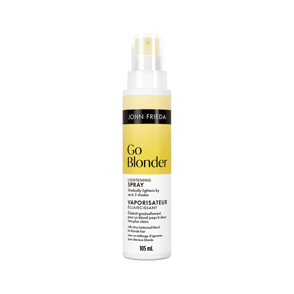 John Frieda Go Blonder Vaporisateur Éclaircissant, pour Cheveux Blonds / Fabriqué au Canada