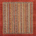 thumbnail image 1 of Ahgly Company Tapis d'Intérieur Carrés Abstraits Rouges Abstraits pour Aire, 5 Pieds Carré, 1 of 6