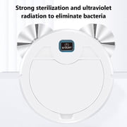 RKSTN Vacuum Cleaner Robot Vacuum And Mop Combo, 3 In 1 Robotic Vacuum Cleaner With Watertank/Dustbin/Brush, Blocked By Hair, Remote/App, Ideal For Hard Floor/Pet Vacuum Cleaner for Home and Car