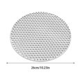 thumbnail image 4 of ziyahi Stainless Steel Round Grill Net BBQ Mat For BBQ Lovers Barbecue Rack Round BBQ Grill Mesh Grill Rack 26cm, 4 of 6