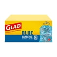 thumbnail image 2 of Glad Sacs de Recyclage Bleus - Grands 90 Litres - ForceFlex,, 2 of 5