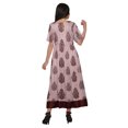 thumbnail image 3 of Moomaya Kurti Longue Imprimée Tenue d'Été Tunique Ligne A pour Femmes, 3 of 5