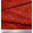 thumbnail image 2 of Soimoi Rayon Fabric Paisley & Jamdani Print Sewing Fabric Yard 42 Inch Wide, 2 of 2