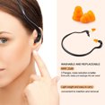 thumbnail image 2 of Paire de Bouchons d'Oreilles en silicone - Bouchons d'Oreilles de Tir Réutilisables Bouchons d'Oreilles Structuraux pour le Travail Chasse Bouchons d'Oreilles de Tir protection Auditive Réduction du Bruit Bouchons d'Oreilles pour Champ de Tir, 2 of 8