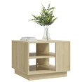 thumbnail image 2 of vidaXL Coffee Table Sonoma Oak 55x55x43 cm Engineered Wood, 2 of 4