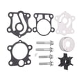thumbnail image 3 of Water Pump Impeller Repair Kit, Stainless Steel 6J8 W0078 A2 Rustproof Durable Professional  For 2 Stroke Outboard 25HP 30HP, 3 of 8