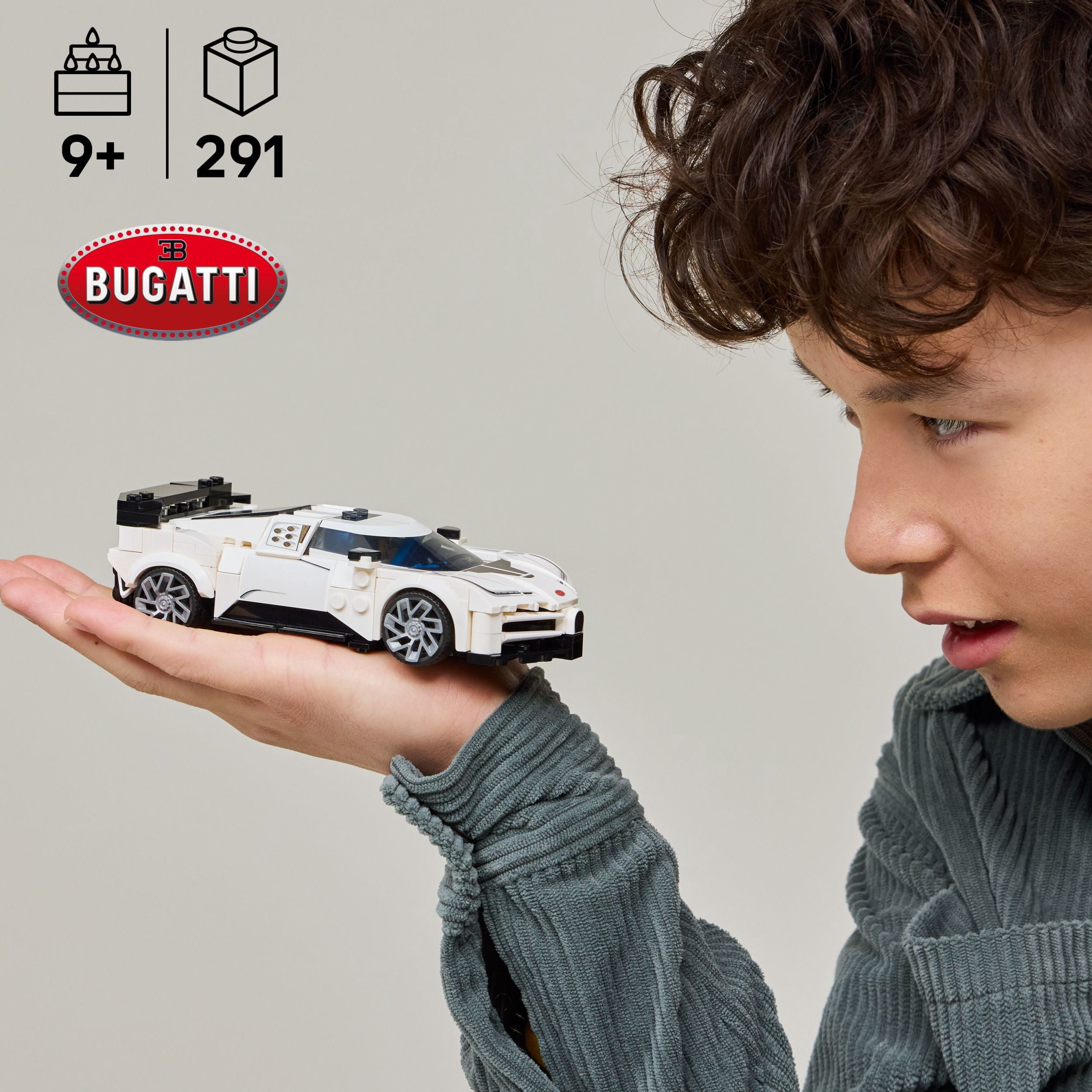 LEGO Speed Champions Bugatti Centodieci Hyper Sports Car Toy - Model Kit & Pretend Play Toy for Boys & Girls, Ages 9+ - Italian Model Car Kit for Racing Fans - Gift Idea for Birthdays - 77240
