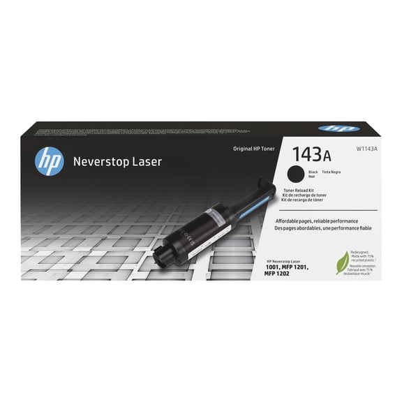 HP 143A Reload Kit - Black - toner refill - for Neverstop 1001, 1202; Neverstop Laser 1000, MFP 1200, MFP 1201, MFP 1202