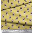thumbnail image 2 of Soimoi Rayon Fabric Pug Dog Print Sewing Fabric Yard 42 Inch Wide, 2 of 3