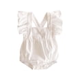 thumbnail image 1 of MeetoTime Baby Clothes Spring Summer Jumpsuits Flying Sleeve Newborn Infant Rompers Short Crawling Clothes, 1 of 6