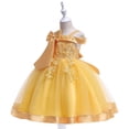 thumbnail image 4 of Robe Petite Fille à Volants en Tulle Robes pour Filles Robe de Printemps Robe d'Anniversaire Robes pour Tout-Petits 7-8 Ans, 4 of 4