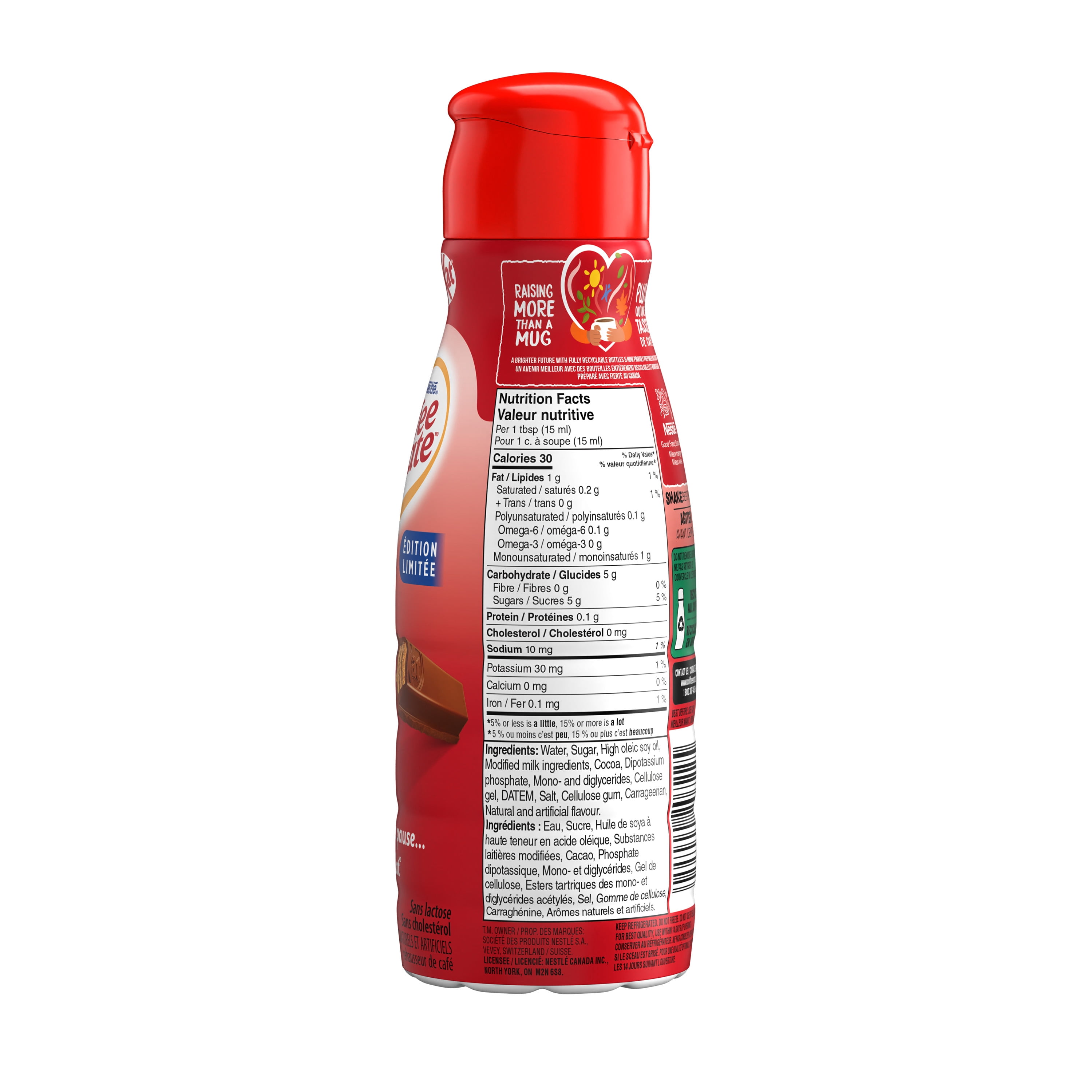COFFEE-MATE Limited Edition KITKAT Liquid Coffee Enhancer, Lactose-free, Cholesterol-free