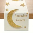 thumbnail image 4 of Ramadan Moon Star Print Seasonal Kitchen Dining Linen Table Runner Washable Family Dining Table Holiday Party Decor Supplies, 4 of 4