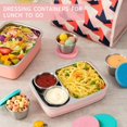 thumbnail image 4 of EcoNesxp 6 Pack Ounces Reusable Leak-proof Condiment Containers Small Sauce Containers Set Stainless Steel Condiment Containers with Silicone Lids, 4 of 5