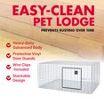 thumbnail image 2 of Little Giant Alloy Steel Wire Rabbit Hutch Pet Lodge with Galvanized Body, 2 of 7