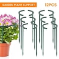 thumbnail image 1 of AMERTEER Piquet de Soutien pour Plantes Demi-Rond Jardin Fleurs Anneau en Plastique Anneau de Soutien Cage pour Tomate Roses Vigne Cage de Soutien pour Plantes, 1 of 9