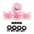 thumbnail image 1 of S SERENABLE 4 Pcs Roues de Planche à Roulettes Longboard 70mm Luisent la Nuit 78A pour Accessoires Pièce de Rechange Rose, 1 of 8