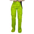 thumbnail image 2 of LSLJS Pantalon Long Décontracté de Mode pour Femmes avec Poche, 2 of 6
