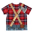 thumbnail image 2 of Halloween Lumberjack Costume All Over Toddler T Shirt, 2 of 2