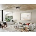 thumbnail image 3 of Dunning 2 Light Flush Mount Light Fixture - Stardust, 13-1/2'', 3 of 5