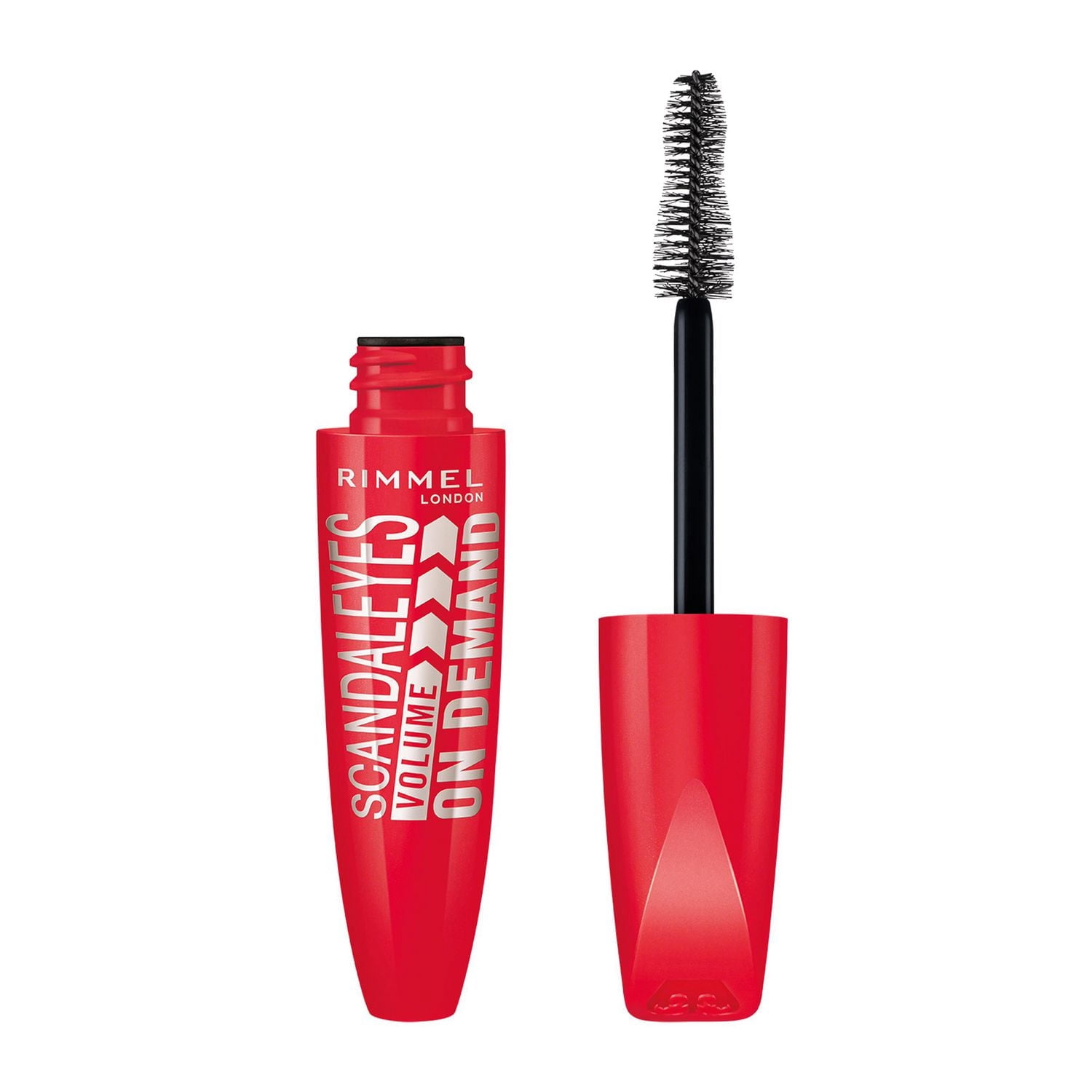 Rimmel Mascara hydrofuge Scandaleyes Volume on Demand, formule pure, saine et végétalienne pour une tenue longue durée, sans bavures