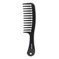 thumbnail image 1 of Conair Brushology Detangle Comb, Wide Teeth Hair Comb, Black, 1 Pc, 1 of 5