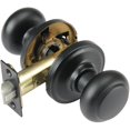 thumbnail image 1 of Troy Passage Door Knobset - Matte Black, 1 of 7