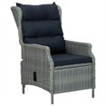 thumbnail image 3 of vidaXL 7 Piece Garden Dining Set Light Grey Poly Rattan, 3 of 5