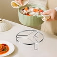 thumbnail image 4 of Grille de Cuisson à la Vapeur pour la Cuisson à la Vapeur et le Gril, Grille en Acier Inoxydable pour une Préparation des Aliments Polyvalente et la Commodité de Cuisson, 4 of 4