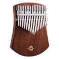 thumbnail image 1 of hluru Piano à Doigt et Pouce à 17 Touches Instrument de Musique Portable en Bois Massif, 1 of 8