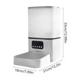 thumbnail image 3 of Lksixu Pet Supplies 6L Smart Pet Feeder For Dogs Cats Automatic Food Dispenser With Timer Part Control Remote Feeding Voice Interaction And Video Surveillance Capabilities for Small Dogs and Cats, 3 of 7