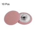 thumbnail image 3 of Unique Bargains 10pcs 32L Fabric Cloth Covered Button 20mm Round Metal Shank Sewing Buttons for Suits Dress Blouses, Deep Pink, 3 of 5