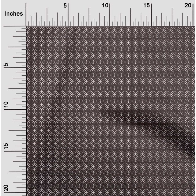 oneOone Cotton Poplin Fabric Shapes Geometric Sashiko Print Decor Fabric Printed BTY 42 Inch Wide