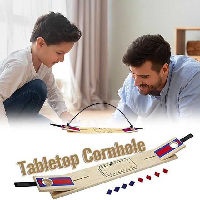 Parent-child Interactive Table Games For Family Gatherings Tabletop Cornhole