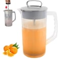 thumbnail image 2 of Hot Sale!Oimcto Juice Mixing Tank,Mixing Pitcher 68 Oz Juice for Fridge Plastic Pitcher with Lids Plunger ＆Handle Tea Pitcher Pitcher Jug Mixing Pitcher,Include：1* Juicer, 2 of 9