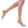 thumbnail image 1 of JOBST Bas de Compression Jusqu'au Genou 20-30 mmHg, Bout Ouvert, Beige, Petit, 1 of 2