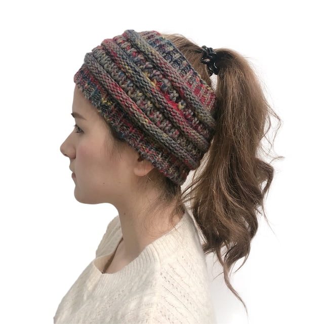 Bandeau Tricoté Automne et Hiver, Chapeau en Laine, Chandail