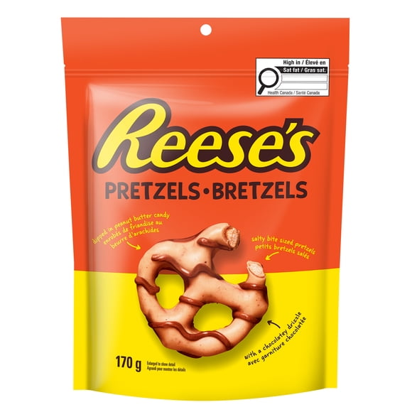Bretzels trempés REESE'S, 170 g