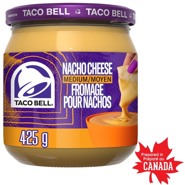 Taco Bell Medium Nacho Cheese, 425 g Jar