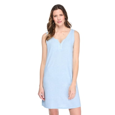 Chemise de nuit sans manches George pour femmes