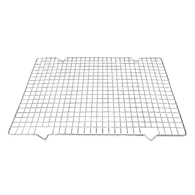 Hearth & Gear Heavy Duty Baking Rack With Grid Design For Even Airflow And Faster Drying Baking Pans Non Wire Kitchen Racks Baking Rack for Oven Cooking 11x17 Cookie Sheet with Wire Rack Insert Cookie